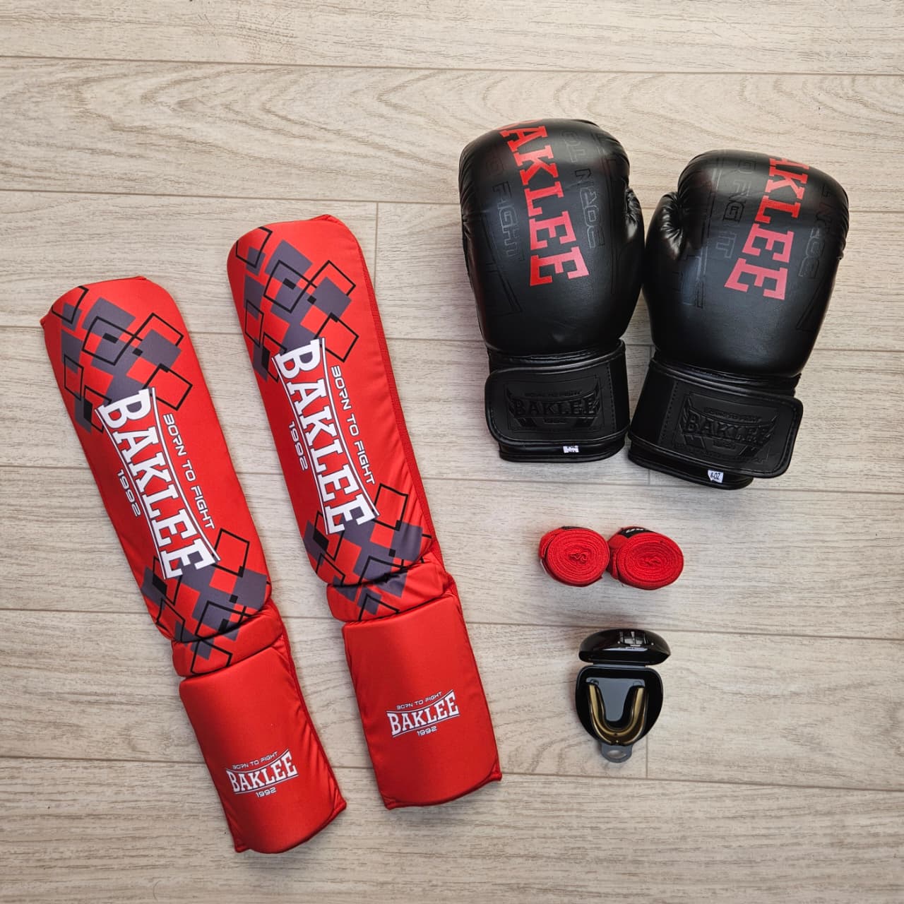 Pack Kickboxing BAKLEE Red